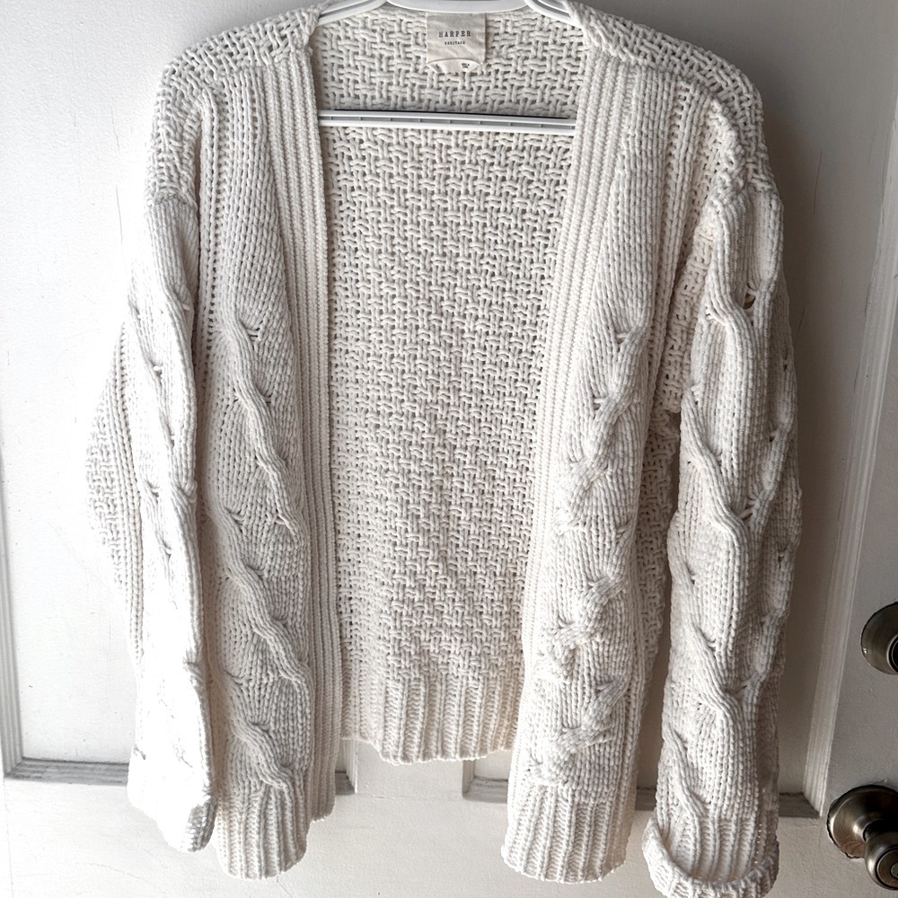 ❄️ FRANCESCA’S Chunky Knit Cardigan Size Small